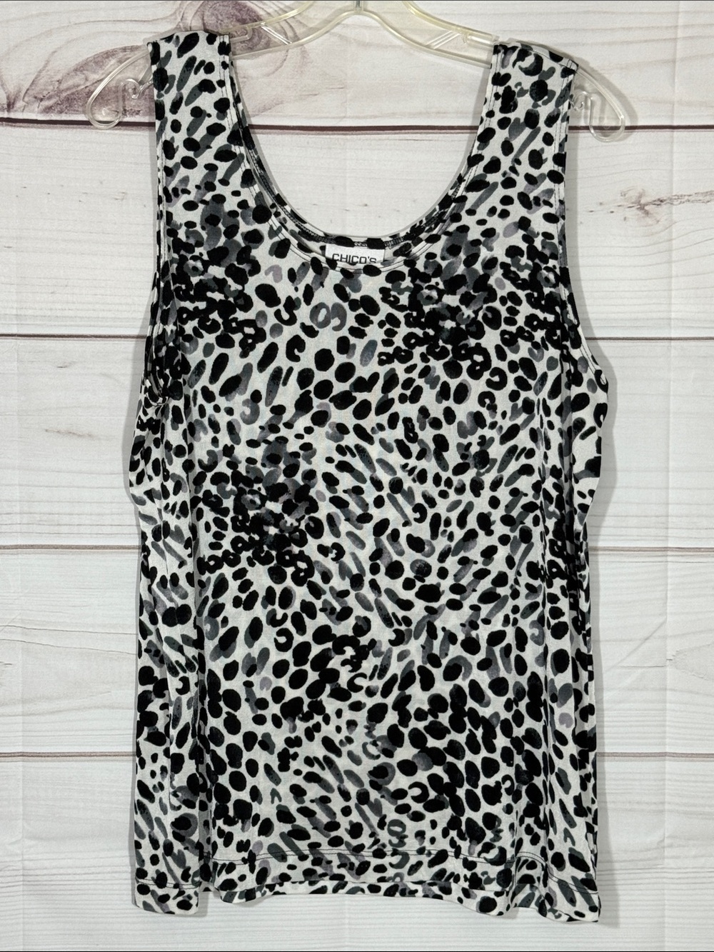 Chico's Women's Mixed-Print Tank & Short-Sleeve Tops Size XL/16/Chico’s 3 - Picture 8 of 10